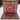 Full display of authentic handmade red Turkish rug 5x7 ft with oriental design