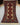 Full frontal view of handmade Baluch wool rug – 4x6 ft red & beige