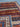 Close fold of bohemian wool rug with tribal motifs