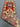Folded 2x5 Turkish runner rug showing reverse side and fine knotting