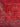 Folded view of knotted wool handmade red hallway runner rug
