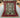 Full top view of 6x8 handmade Turkish Mamluk rug in red and teal