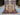 Full top-down view of 5x6.7 handmade vintage Heriz wool rug