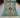 Full overhead view of 5x8 handmade Mamluk Oriental rug – turquoise and green wool silk