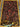 4x6 Persian silk rug placed on hardwood floor – floral and deer motif