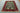 Room decor with 6x8 handmade Mamluk rug in warm colors