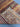 Folding detail of Afghan Oriental rug with visible knot density