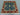 4.11x4.11 ft Blue & Red Persian-style wool rug on floor setting.