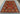 Oriental Suzani rug in Rust & Navy displayed on floor