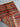 Folded Red Khorjin tribal rug – durable wool Persian-style handmade carpet