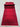 Folded view of red Turkish runner rug – handmade 3x13 wool