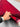 In-hand view of 3x13 handmade red Turkish runner rug – wool carpet
