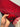 In-hand view of 3x13 handmade red Turkish runner rug – wool carpet