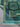 Folded wool Mamluk rug in green and gold for texture inspection