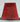 Folded view of 3x10 Oriental red rug highlighting wool silk knotting and quality
