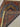 Backfold view of 5x7 ft Oriental rug – traditional Afghan knotting