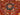 Detailed view of corner weaving on Rust & Navy Suzani rug