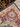 Folded edge of original silk Persian-style Tree of Life rug