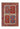 Full top-angle view of the handmade 12x15 tribal Persian-style rug