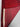 Folded view of red handmade hallway rug – showing rug thickness and texture