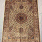 Luxury Silk Rug Displayed on Wooden Floor