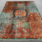 5x8 handmade Mamluk rug styled in modern living room