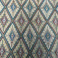 Handwoven Afghan tribal pattern detail in kilim rug with boho tones