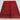 3x4 Afghan red and black tribal wool rug displayed on wooden floor