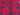 Detailed geometric pattern of 6.9x10 ft red & navy oriental rug