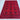 Traditional red and navy area rug placed on wooden floor