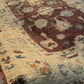 5x7 ft authentic Oushak rug in hands – handwoven oriental wool area rug