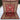 Full display of authentic handmade red Turkish rug 5x7 ft with oriental design