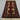 Full view of handmade Baluch wool rug in red and beige colors
