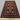 Full layout of authentic Baluch wool rug on wood floor