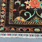 Corner detail of Black Sultani handmade wool hallway rug