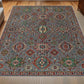 Handwoven Turkish rug styled in modern living room