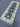 Turkish blue and ivory runner rug displayed on hallway floor
