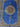 Ground-level view of Persian-style blue silk rug in home decor
