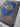 Blue silk Persian rug 3x5 ft styled on living room floor