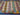 Flatweave wool kilim rug on floor – colorful boho interior decor
