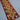Boho-style Kilim runner rug with red and green diamonds on floor