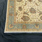 Corner detail showing pattern and knots of 6x8 Chobi area rug