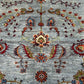 Tree of Life Rug 5x7 ft – Handmade Wool Area Rug with Botanical Design – Gray Background with Colorful Floral Motifs – Turkish Accent Carpet