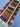  Colorful geometric Gabbeh rug hand-knotted from wool and silk