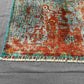Detailed corner pattern of 5x8 multicolor Mamluk rug