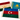 Handmade Country Flag Rug 2x3 Kazakhstan Azerbaijan Tajikistan Flag Area Rug Small Accent Rug Patriotic Home Decor