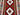 Red and green flatweave geometric detail in wool