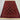 Full top-down view of 4x7 tribal wool rug placed on floor
