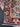 Folded edge showing detail of Turkish-style floral wool rug