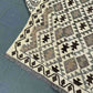 Folded view of Turkish Kilim rug – beige and brown handmade wool flatweave